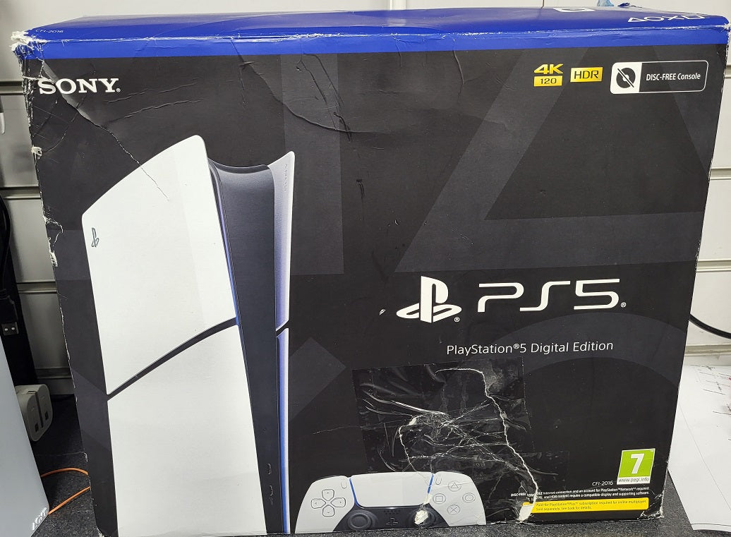 Playstation 5 Slim Digital Edition Console - 1TB - White - Boxed - With Controller