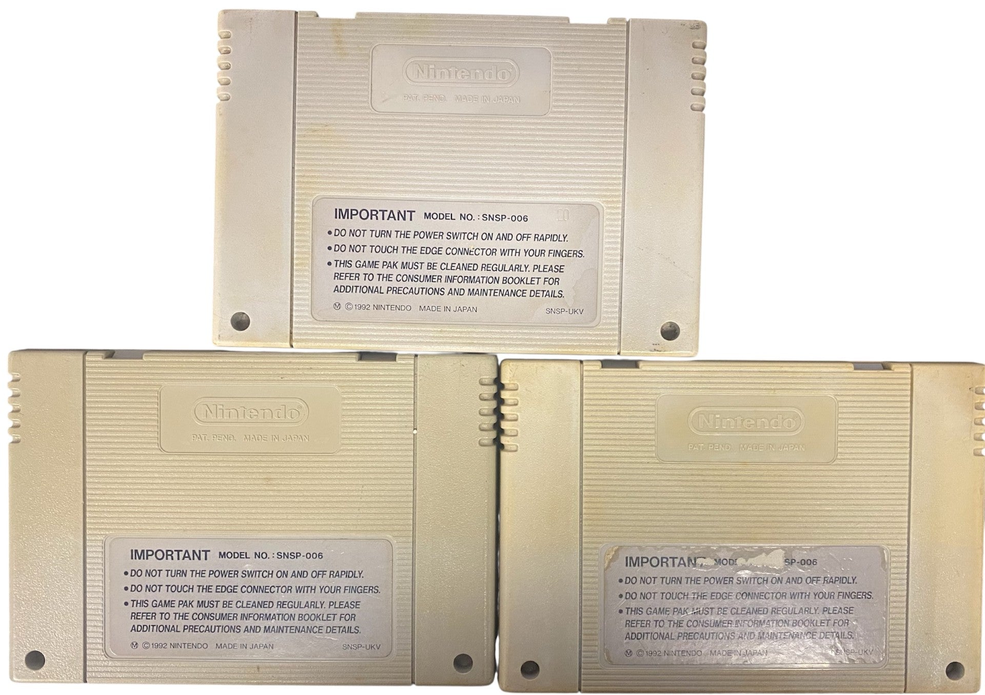 Super Nintendo 3 Game Bundle