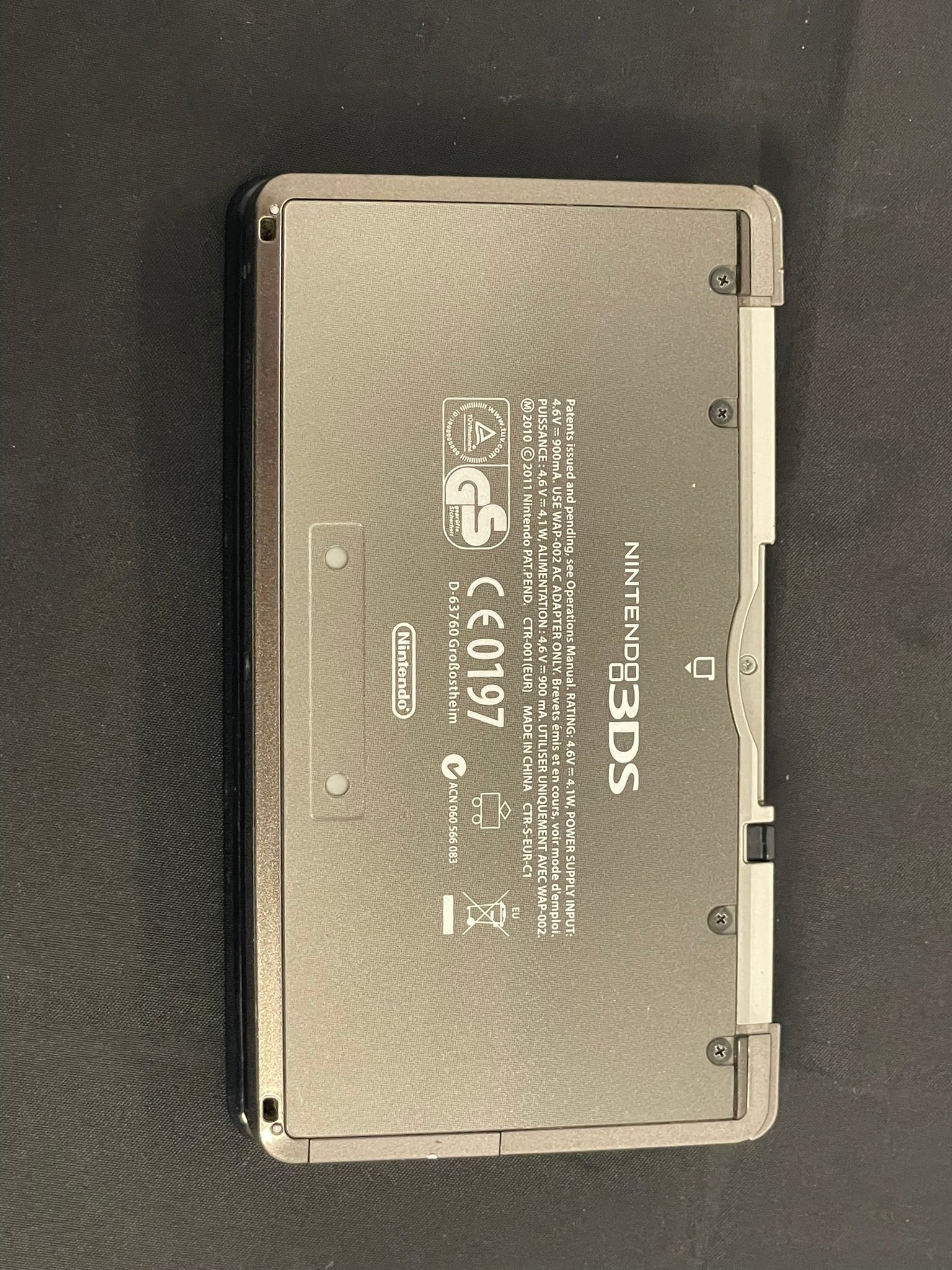 nintendo 3ds black console