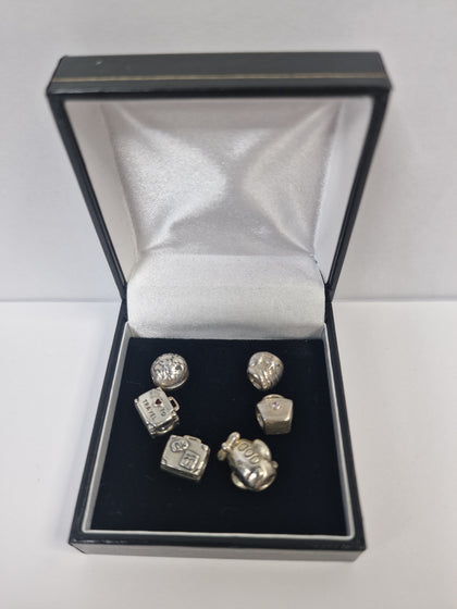 Silver TRAVEL 6 Charm bundle ALE