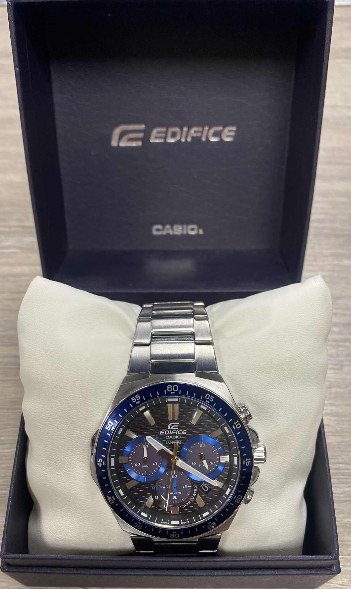 Casio Edifice Solar Powered Chronograph watch