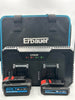Erbauer 18V 2 x 2.0 & 5.0Ah Li-Ion EXT Brushless Cordless Twin Pack Nailer Kit