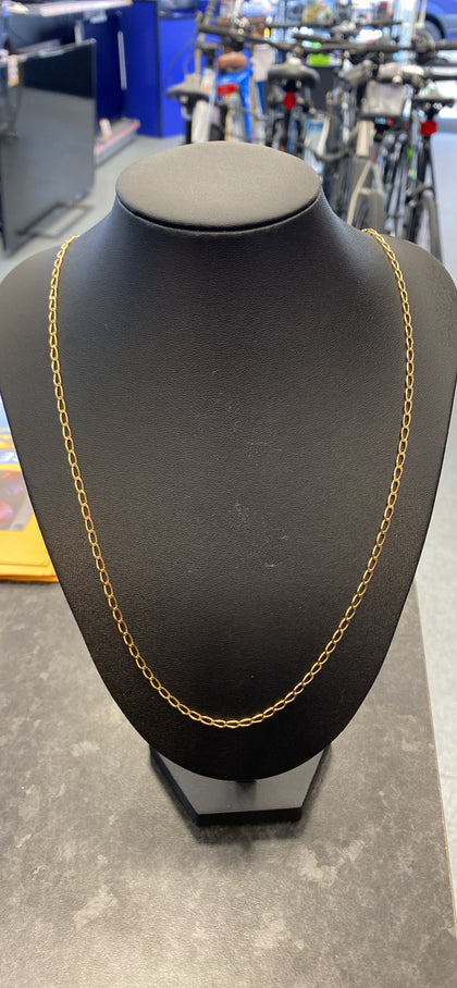 9CT NECKLACE 6.4G 24 INCHES LEIGH STORE