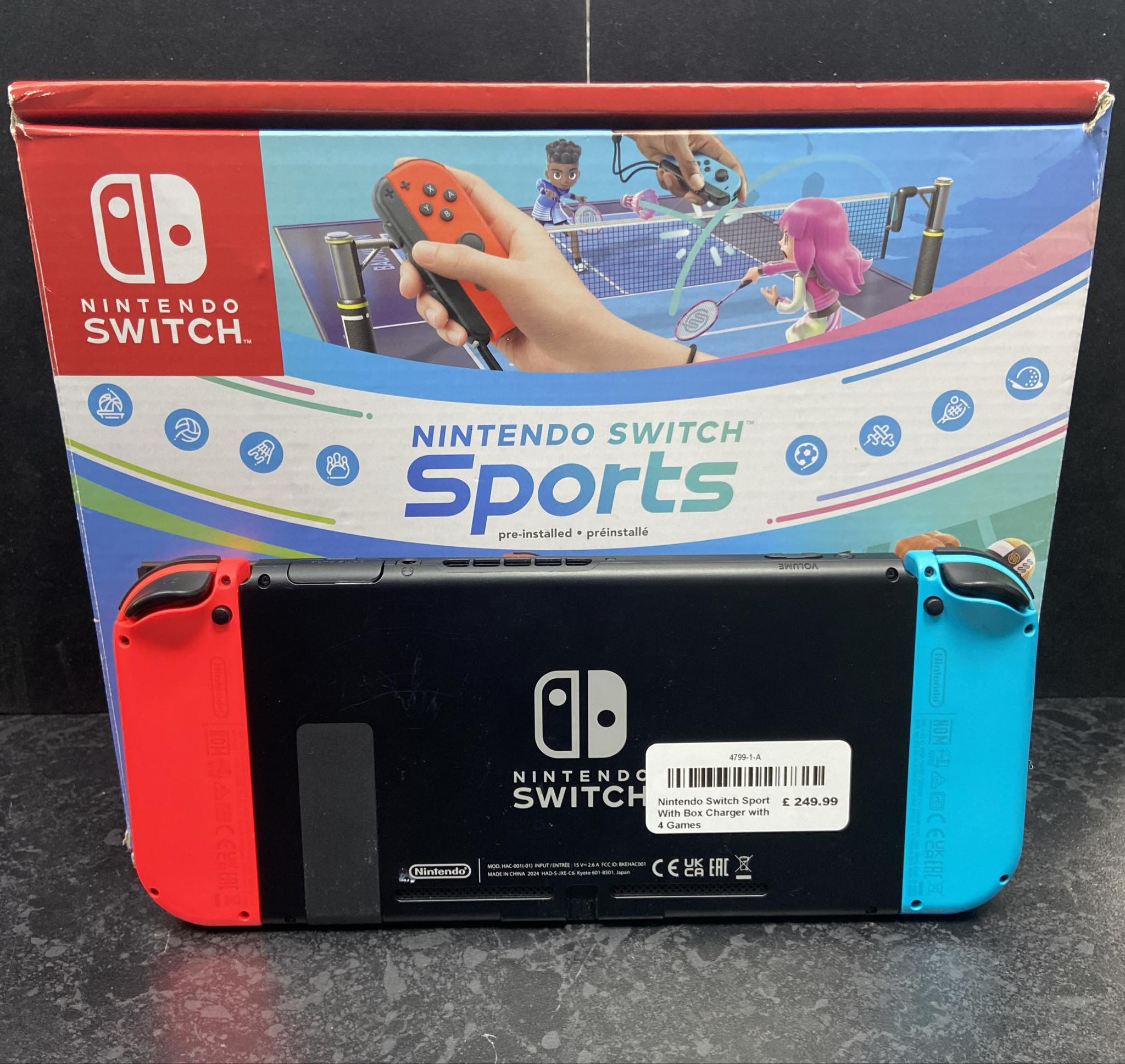Nintendo Switch Sports Bundle With 4 Games
