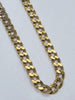 9ct Gold Curb Chain 21"