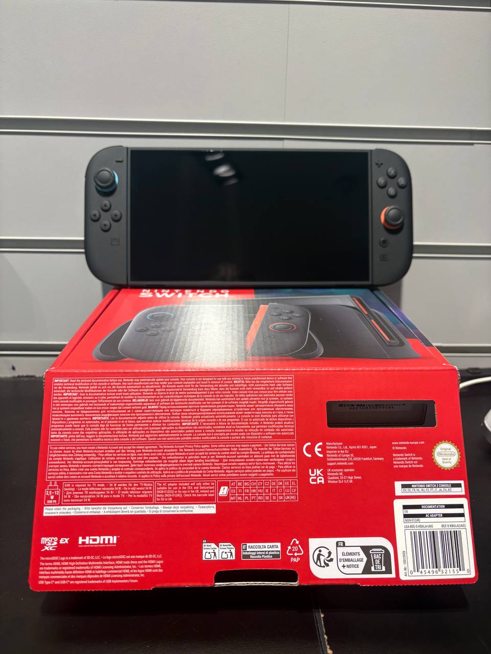 Switch 2 Console, 256GB + Black Joy-Con 2, (No DLC) Boxed