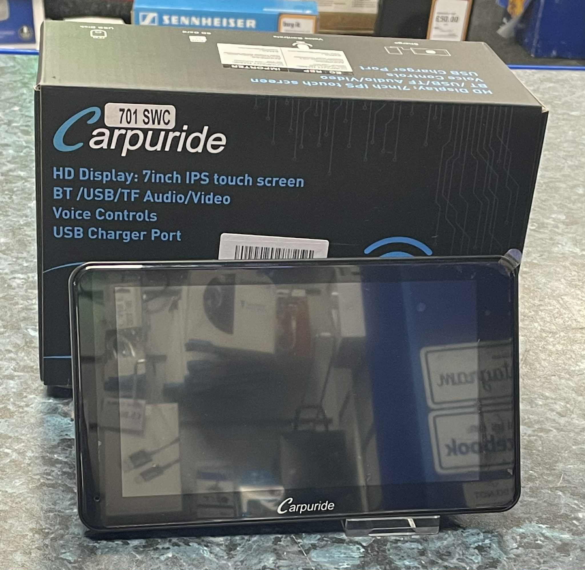 Carpuride HD Display 7 inch IPS touch screen