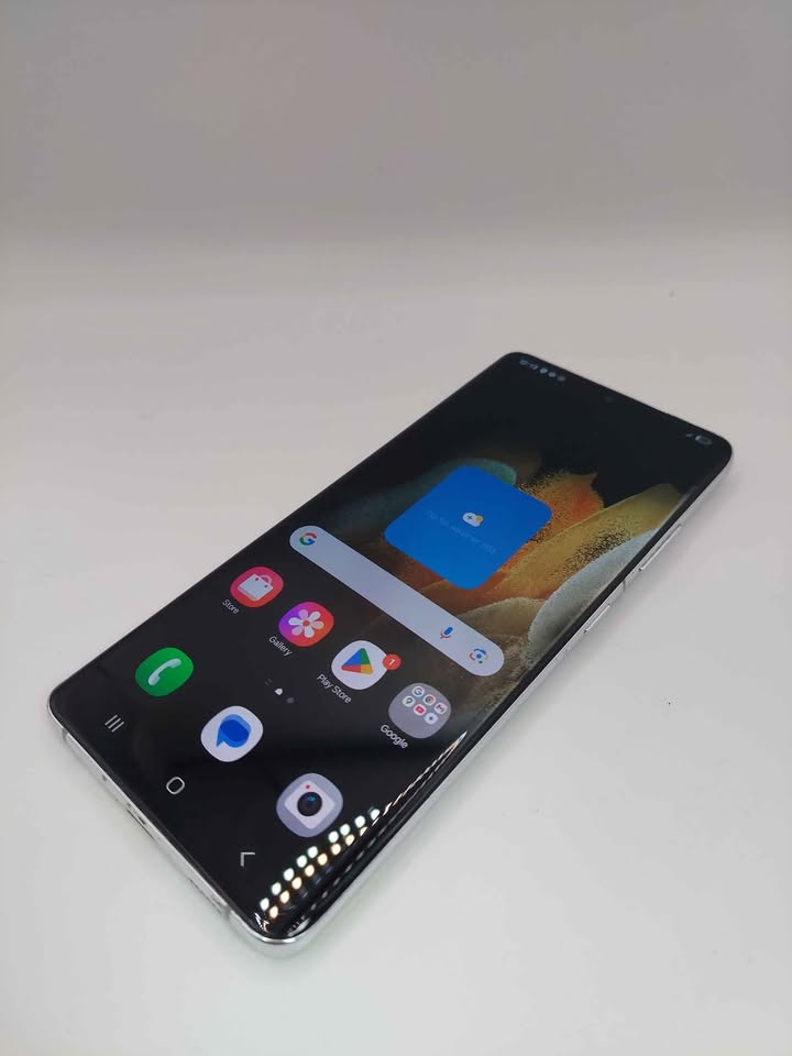 Samsung Galaxy S21 Ultra, 512GB, Phantom Silver, Unlocked, Unboxed- Tiny Screen Burn