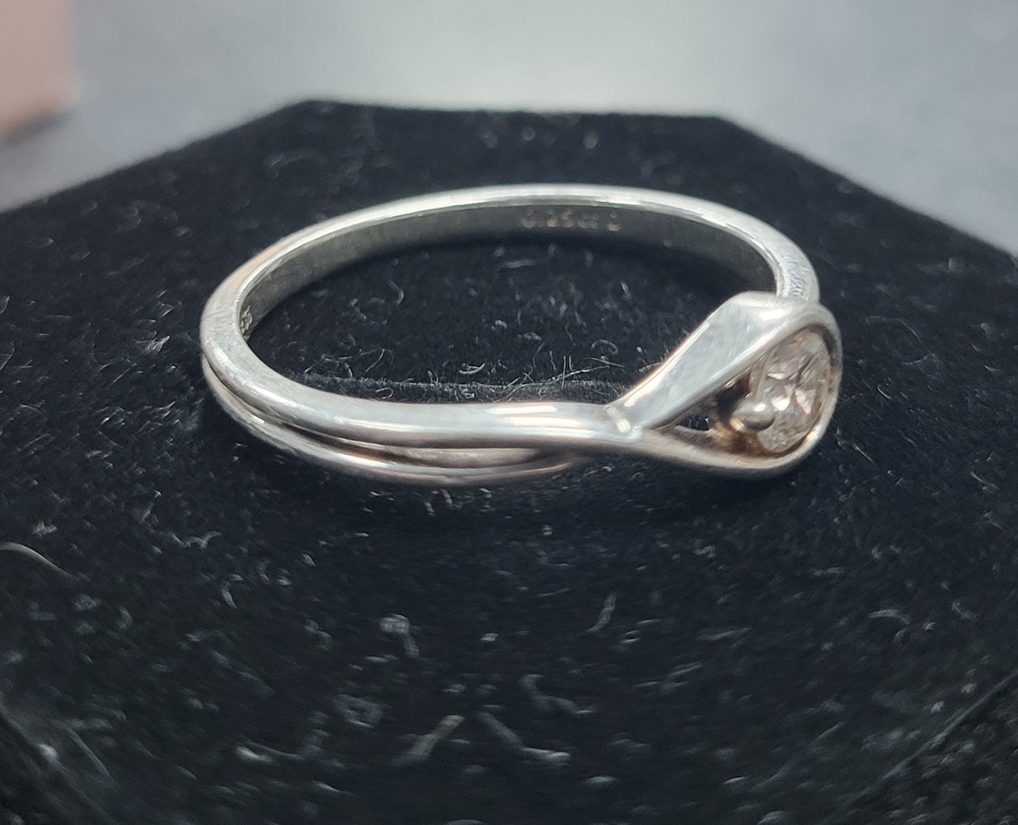 Pandora Infinite Sterling Silver Lab-grown Diamond Ring 0.25 ct - Size P (56)