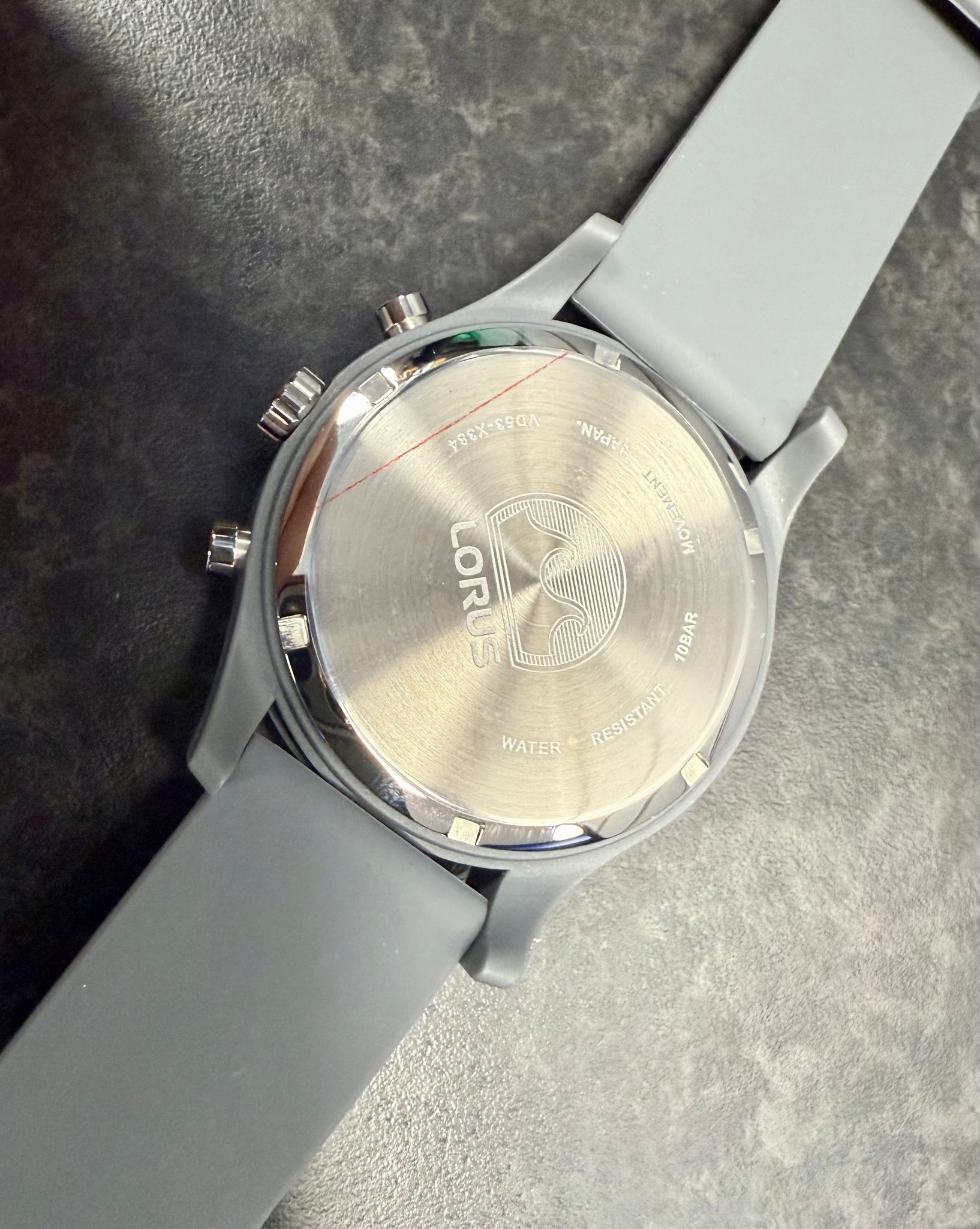 Lorus Mens Sports Chronograph Watch RT377JX9- NEW