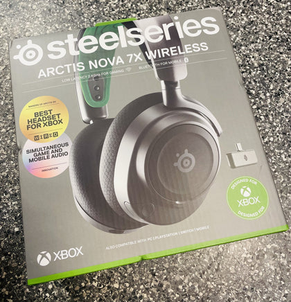 Steelseries Arctis Nova 7X Wireless Over Ear Gaming Headset Black