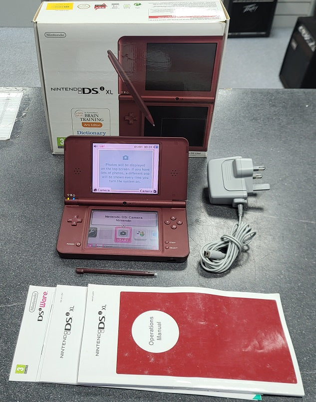 Nintendo DSi XL Wine Red - Boxed