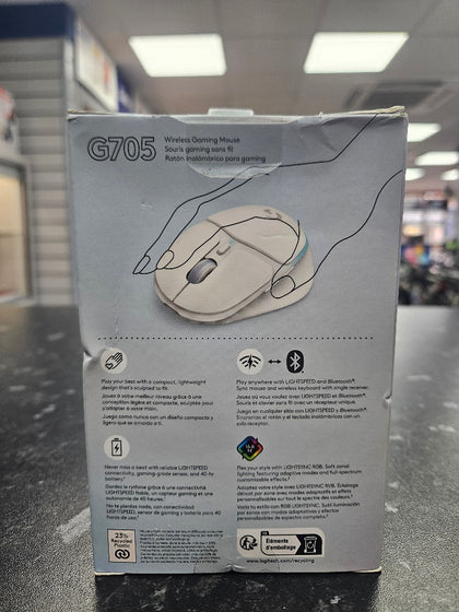 Logitech G705 Wireless Gaming Mouse - White