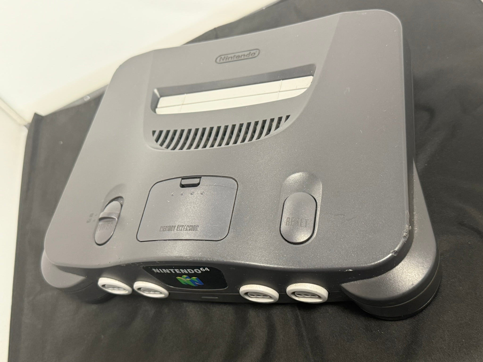 nintendo 64 console and game