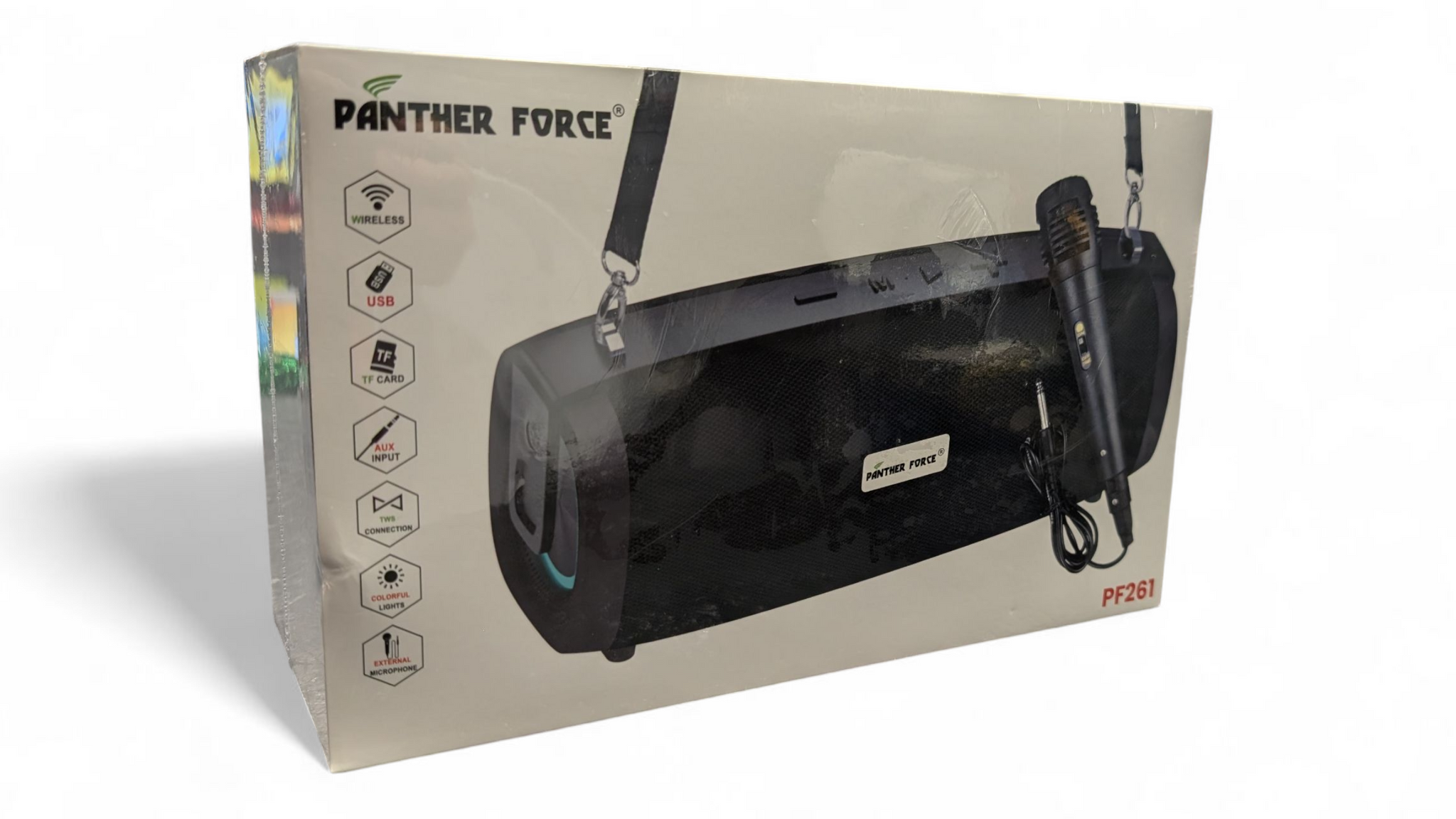 Panther Force (PF261) Bluetooth Speaker with Arm Strap & Microphone *BOXED* *COLLECTION ONLY*