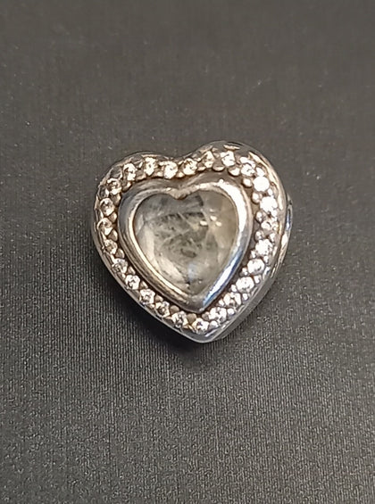 Pandora level heart charm
