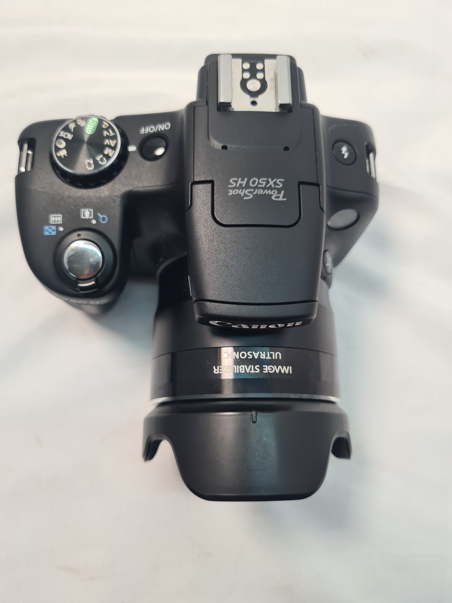 Canon PowerShot SX50 HS 12.1MP Digital Camera - Black - 50x wide Zoom - 2 x batteries