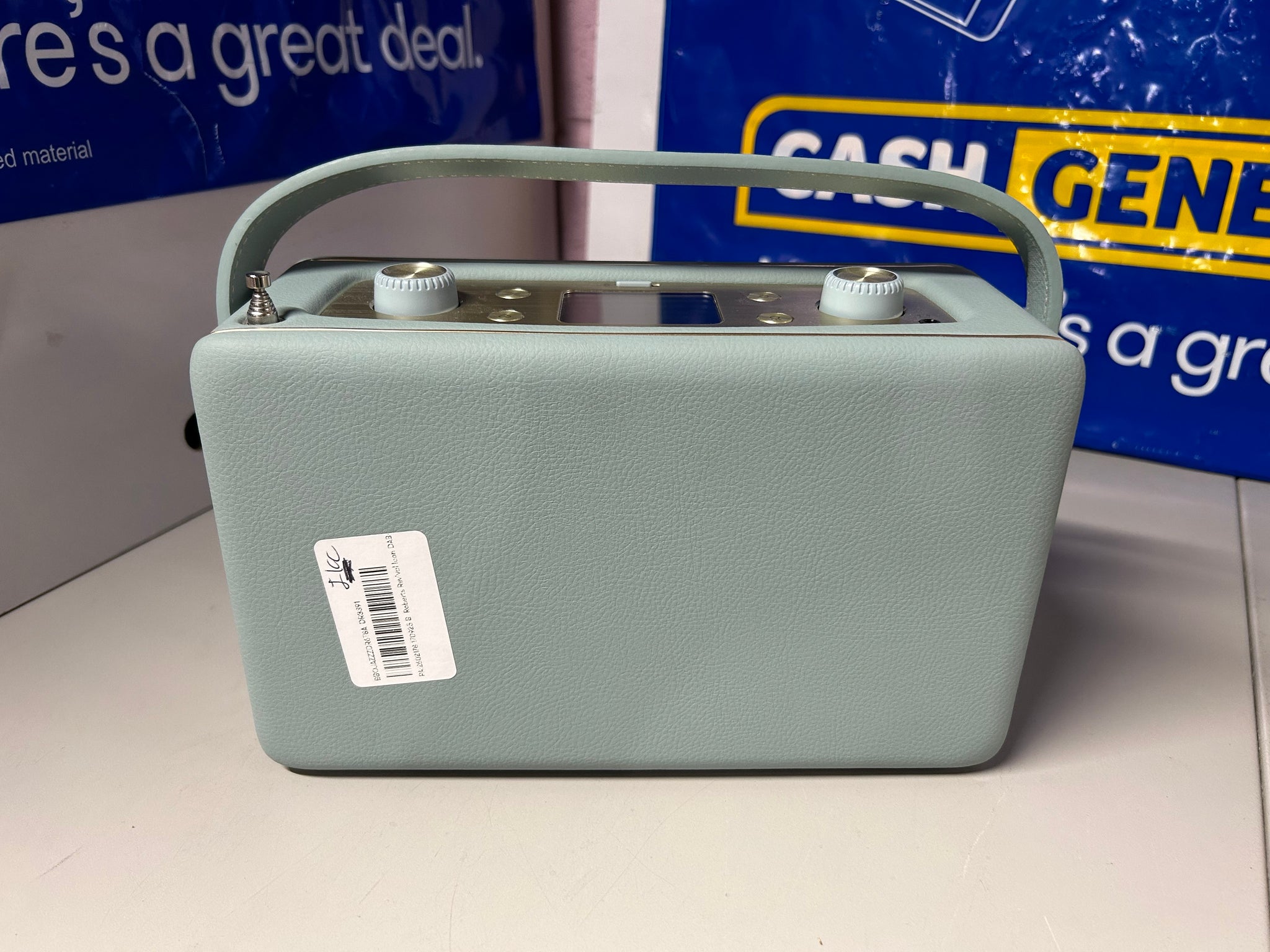 Roberts Revival Icon DAB+/FM Voice Assistant Smart Speaker - Duck Egg