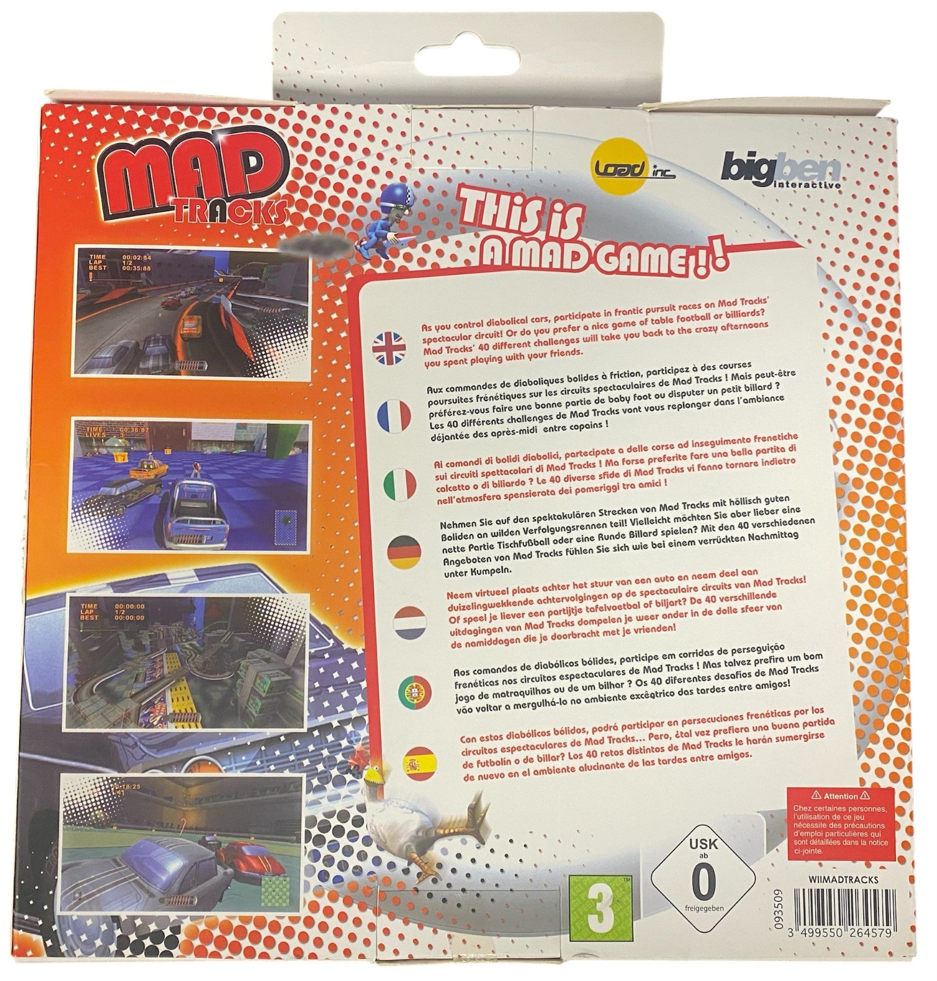 Mad Tracks Wii Game ***Collection Only***