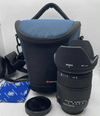 Sigma 18-200mm f/3.5-6.3 DC Canon Lens