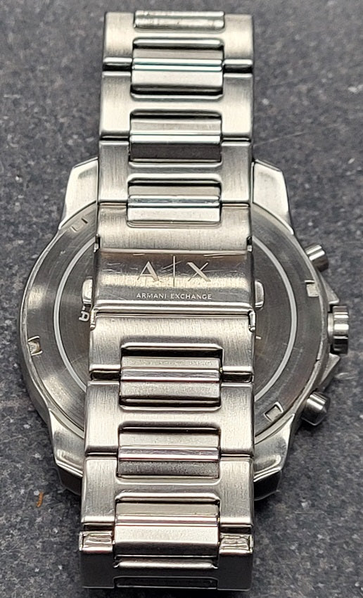 Armani Exchange AX1720 Black Chronograph Bracelet Watch - W65252