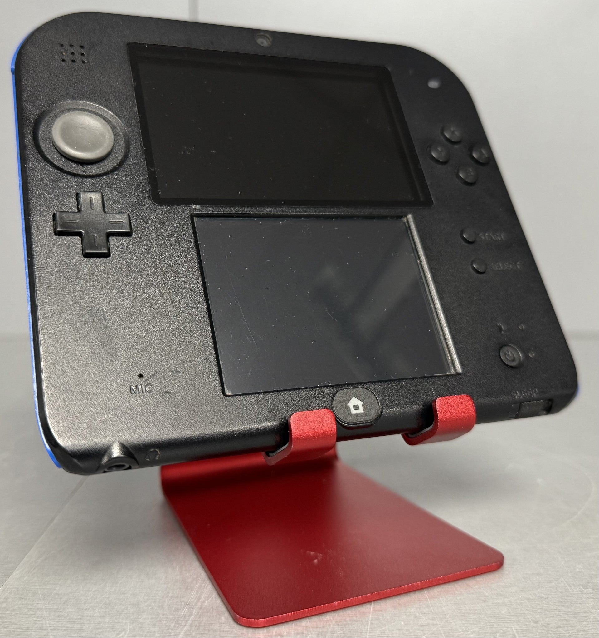 Nintendo 2DS Handheld Black/Blue ( New Super Mario Bros 2 Pre-Installed ) ** Unboxed **