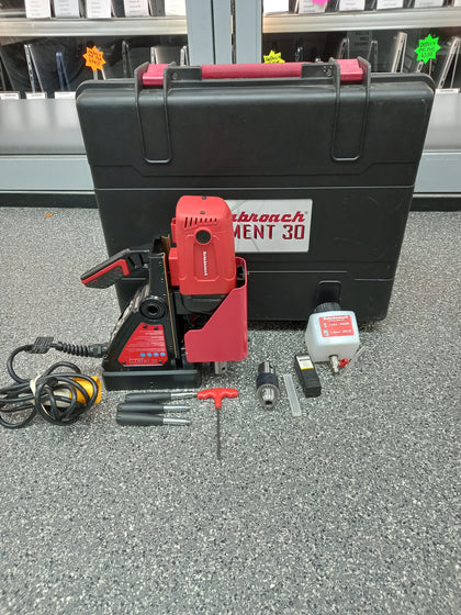 Rotabroach Element 30 110v Magnetic Drilling Machine - with Original Case and Parts as Shown