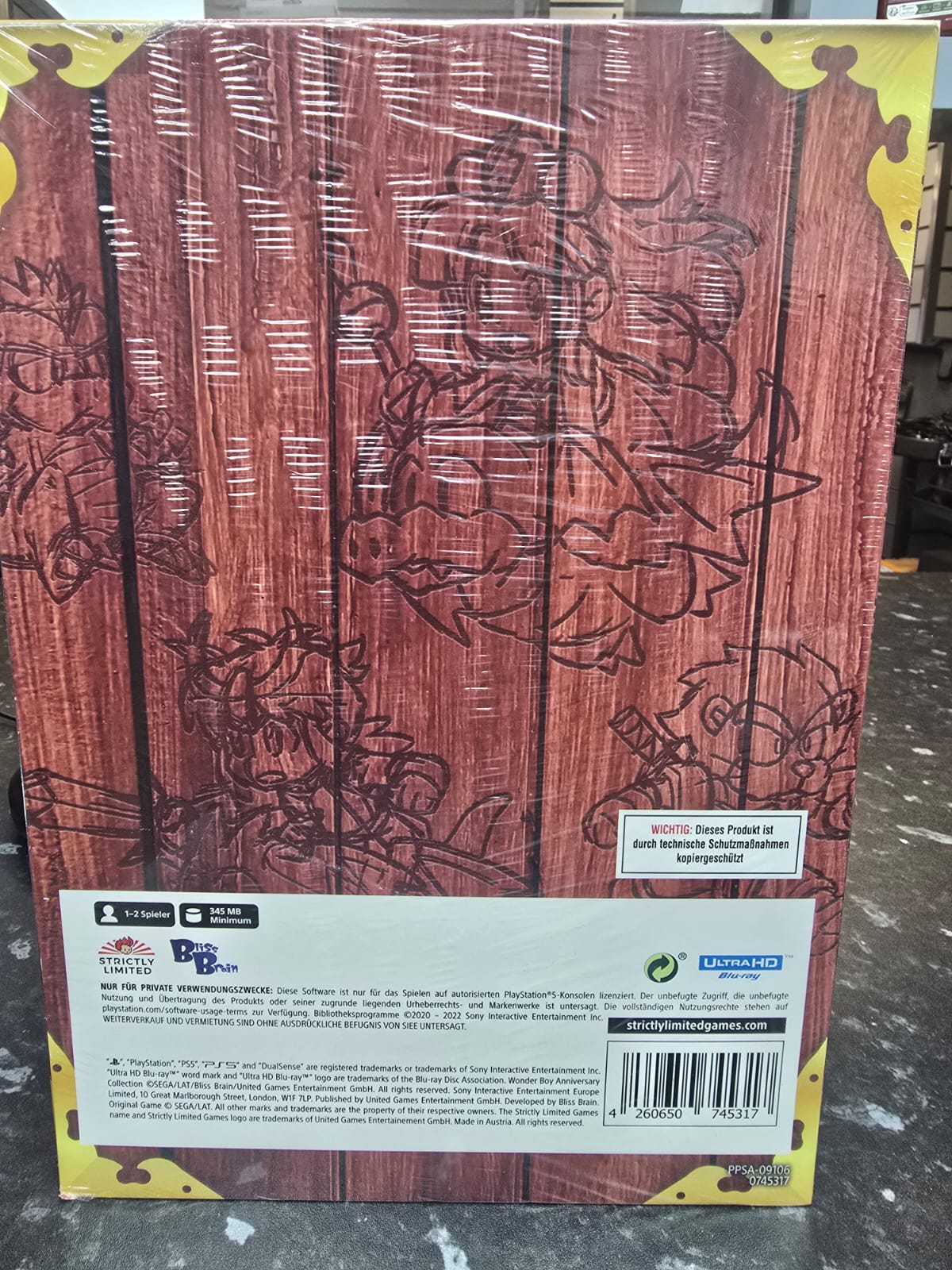 Wonder Boy Anniversary Collection Limited Play Station 5
