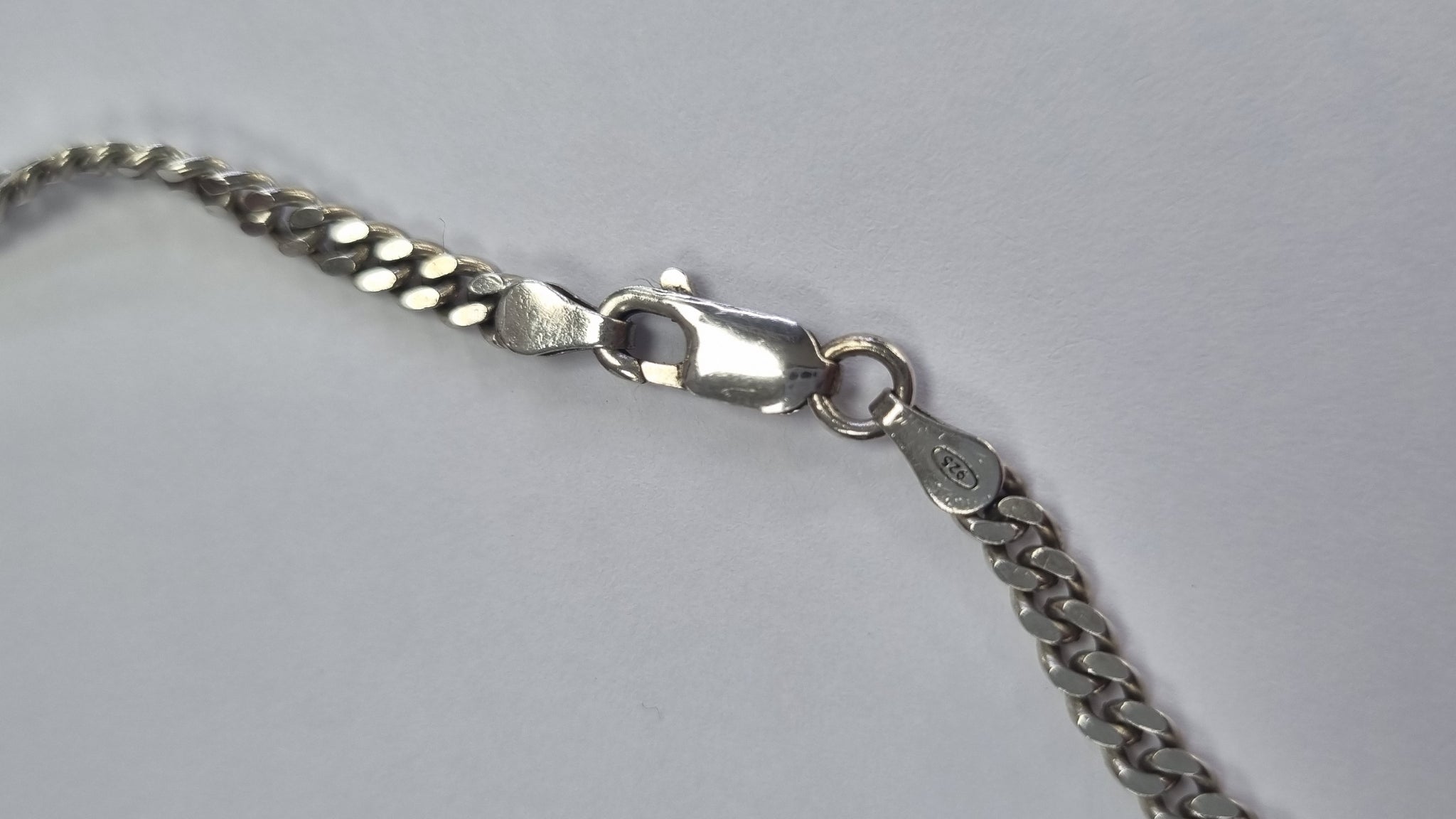 Silver Chain with cross pendant 18"