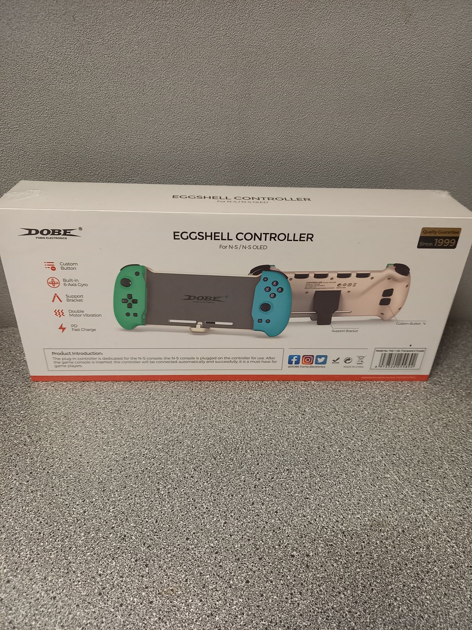 DOBE - Handheld Switch Controller For Nintendo Switch & Switch OLED - Transparent Purple