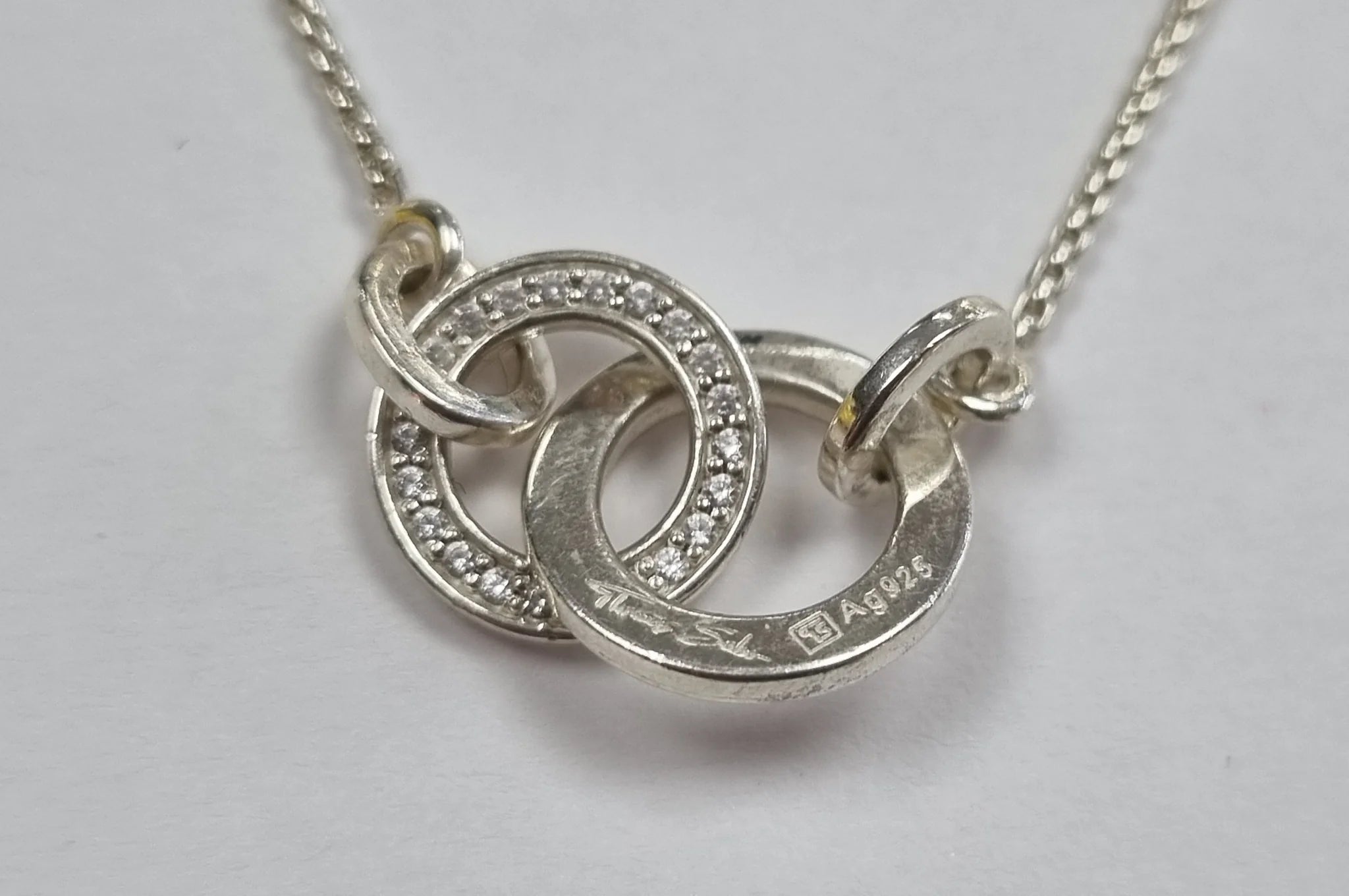 Thomas Sabo Together Forever Necklace 17" Silver