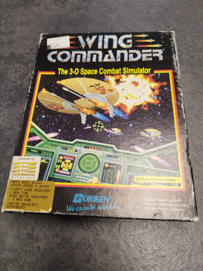 Wing Commander 3d Space Combat Simulator For Amiga Big Box With