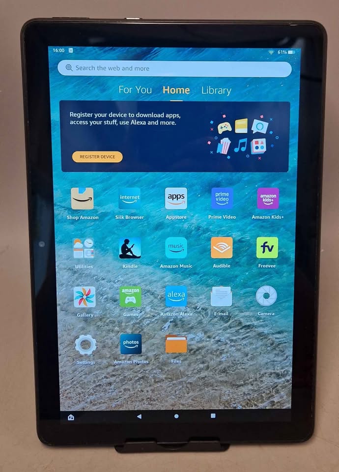 Amazon Fire HD 10 (2021) 10" 32GB Black(with Ads), WiFi