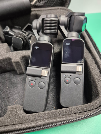 DJI Osmo Ot110 set of 2 cameras and gimble with carry case and accessories