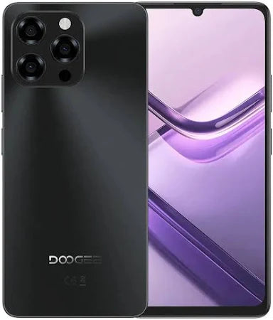 Doogee Note 58 128GB Dual Sim Black Android 15 Smartphone ** Any Network **