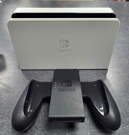 Nintendo Switch White Oled Console 64GB With Joy-Con Comfort Grip And Dock