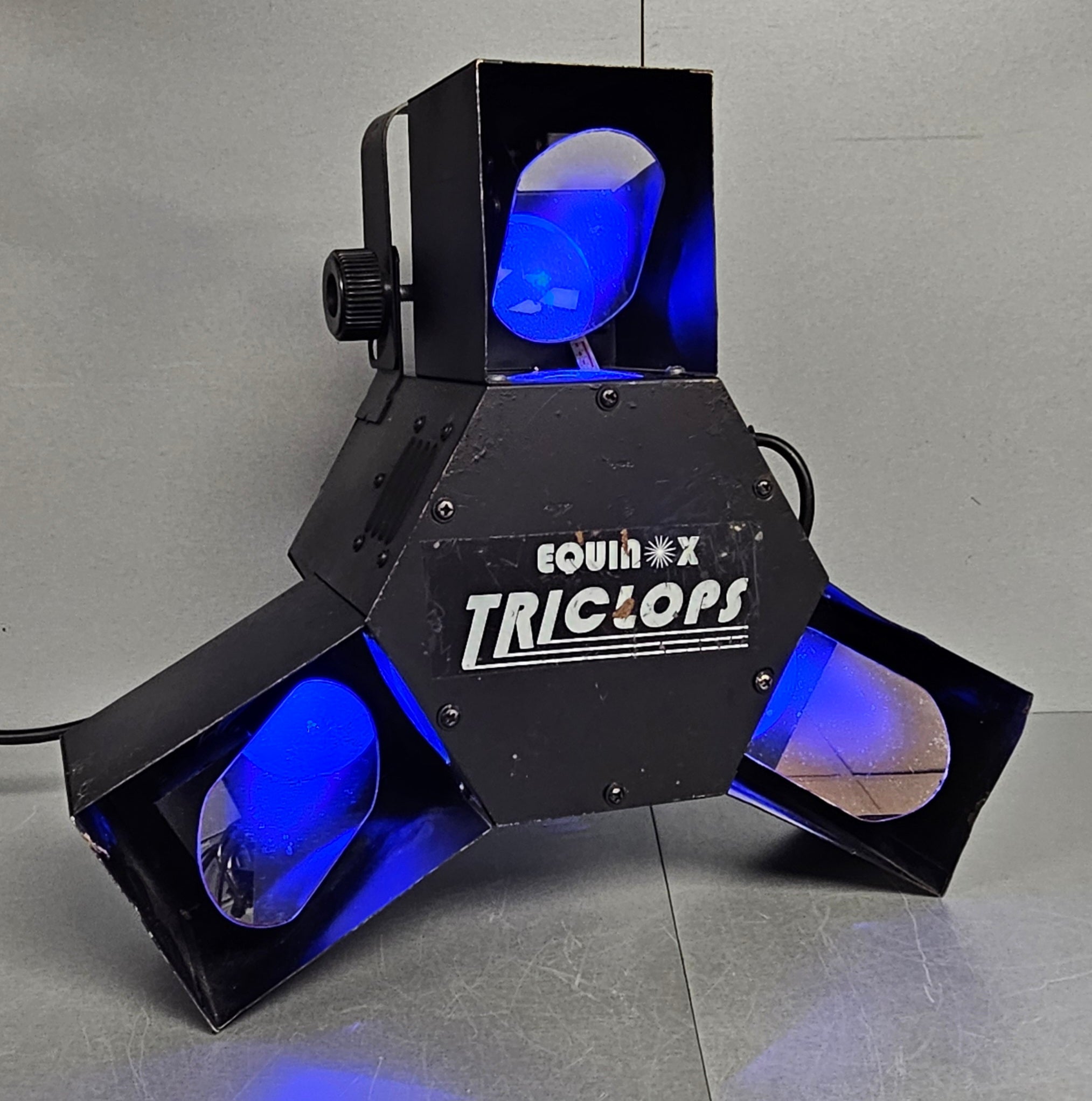 Equinox Triclops LED Beam Disco Rave Party Light Black