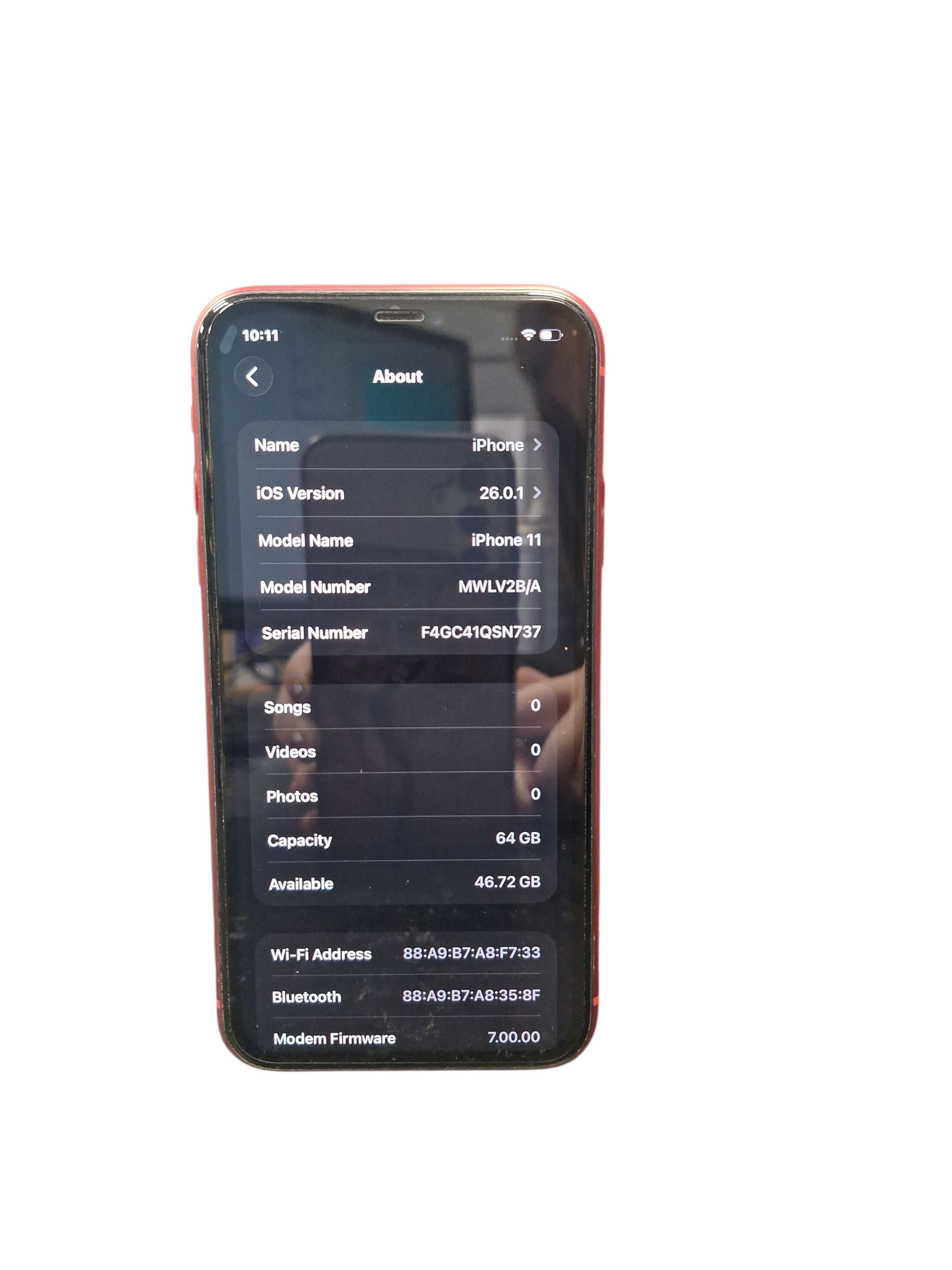 iPhone 11 - 64GB - Unlocked - Product Red