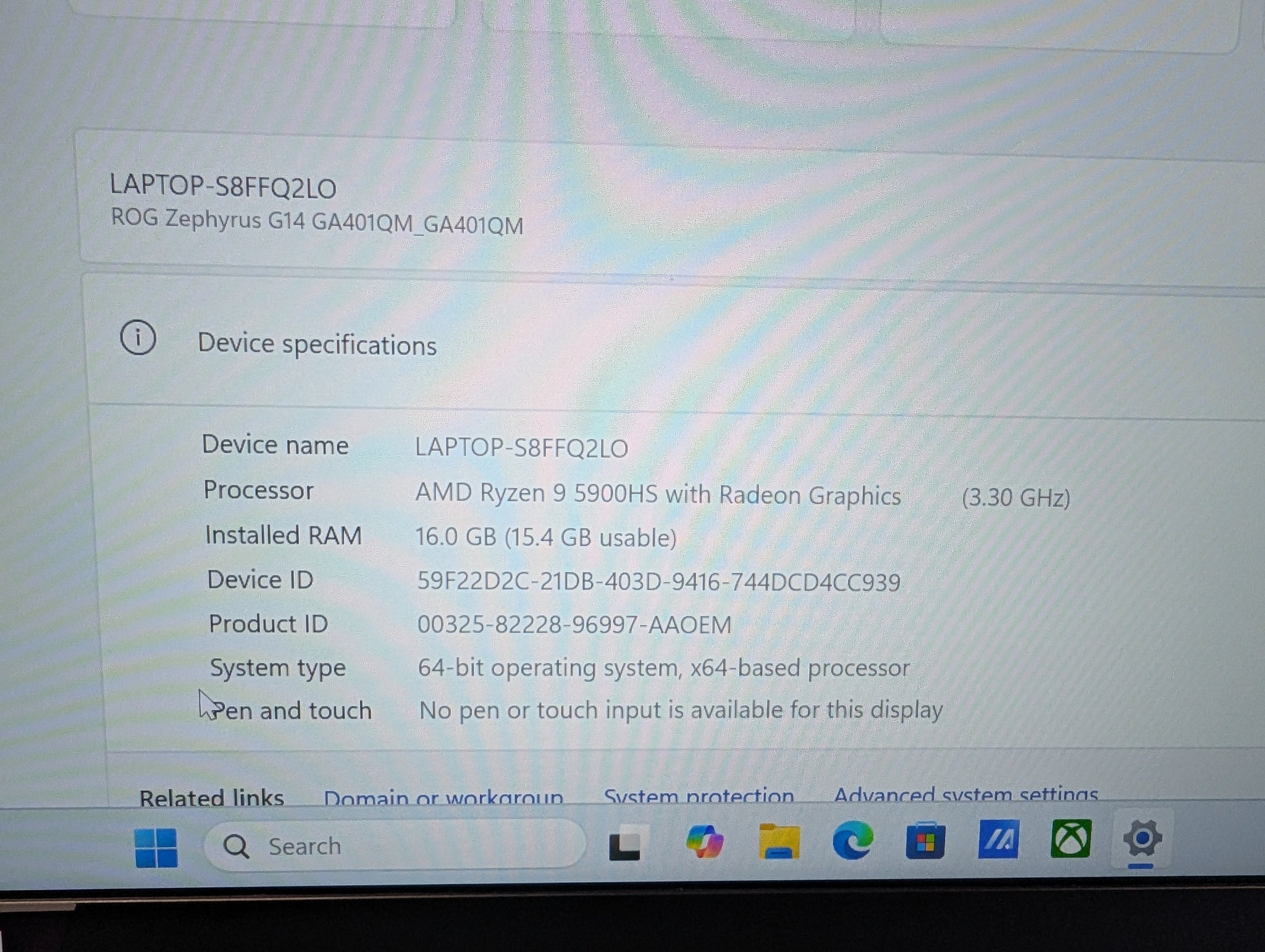 Asus Republic of gamers rog ga401q gaming laptop Nvidia RTX 3060