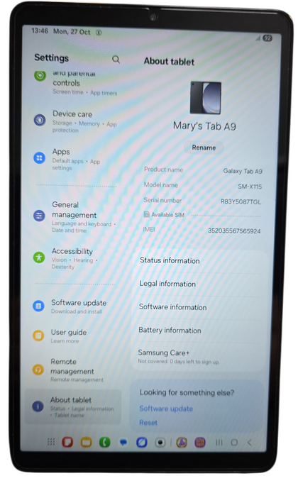 Samsung Galaxy Tab A9