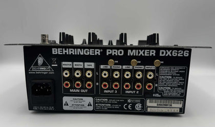 Behringe Pro Mixer DX626 3 channel DJ mixer BMP counter unboxed