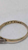 18ct Yellow Gold Ladies Rings With CZ Stone - Size T - 2.91 Grams