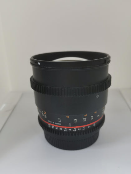 Samyang 85mm T1.5 AS IF UMC II Lens - Canon Fit.