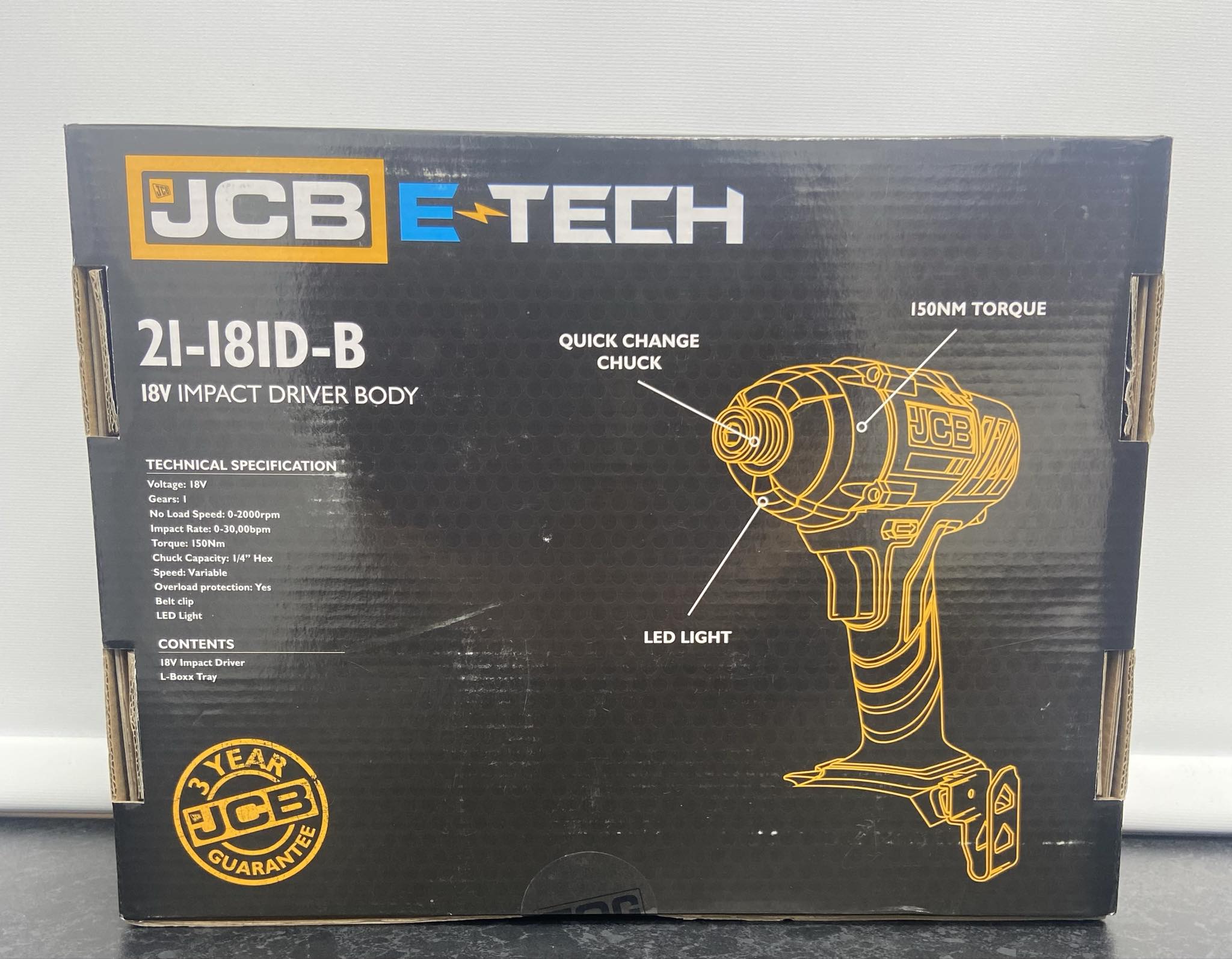 JCB Tools JCB 18V Impact Driver | 21-18ID-B - Bare Unit