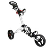 Icart Uno Golf Trolley, White/Black/Red, 78x33.5x42Cm | American Golf