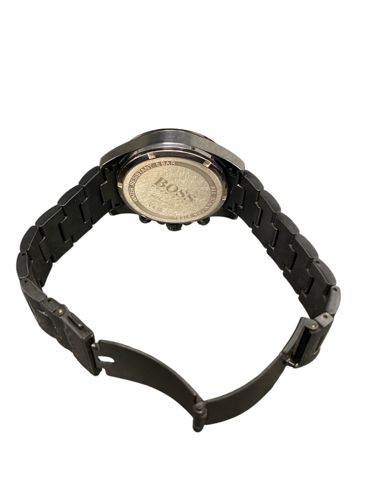 Hugo Boss Mens Watch Stainless Steel Blue Tone