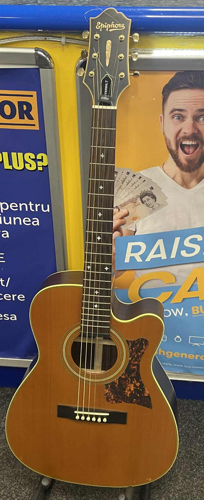 Epifone masterbuild semi acoustic guitar