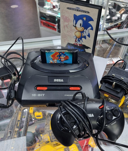 Sega Mega Drive 2 Console + 2 games.