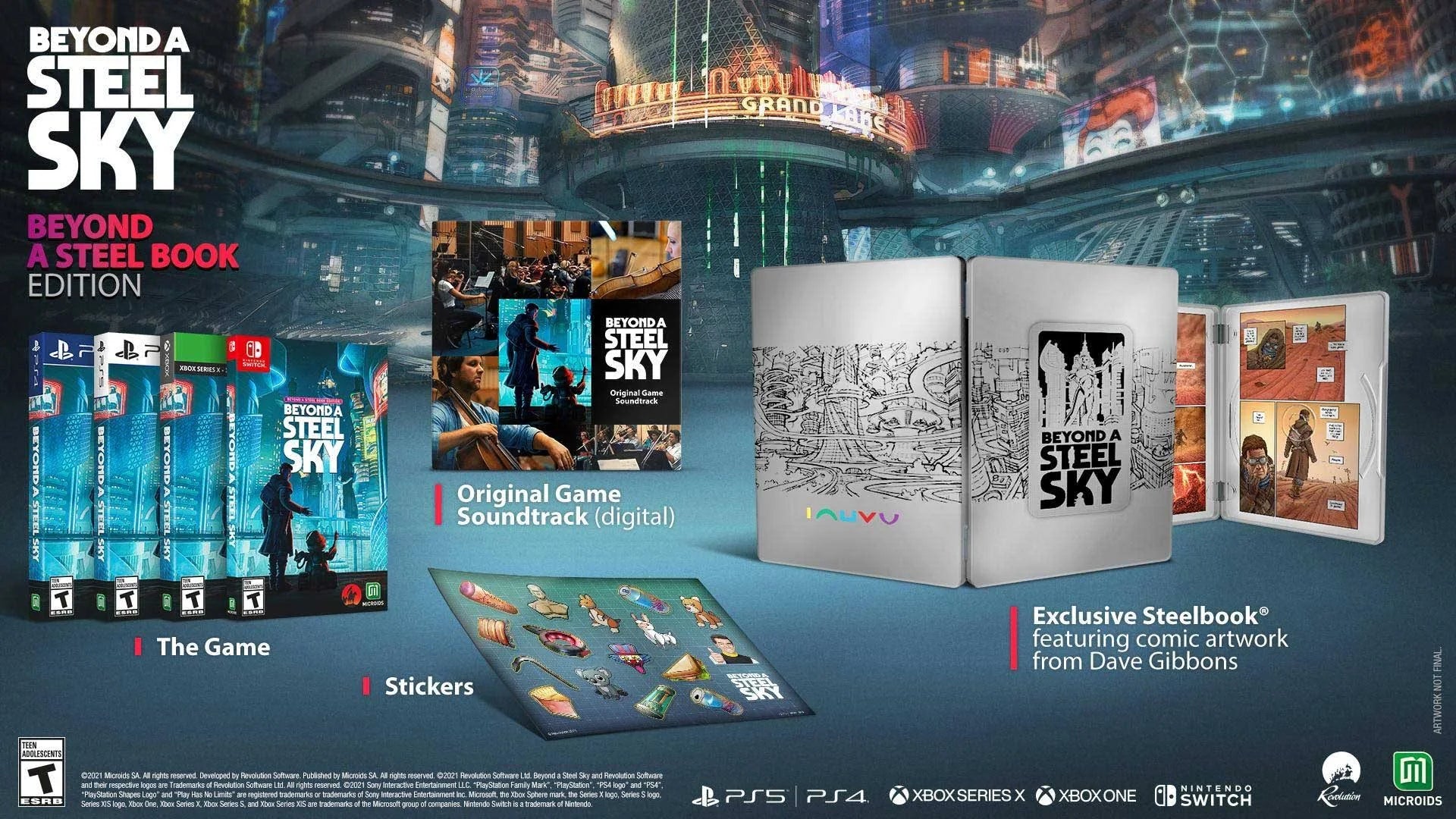 Beyond A Steel Sky - Steelbook Edition (PS4)
