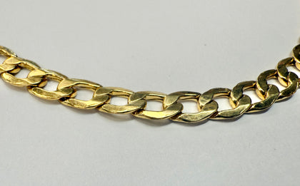 9ct gold curb chain 24
